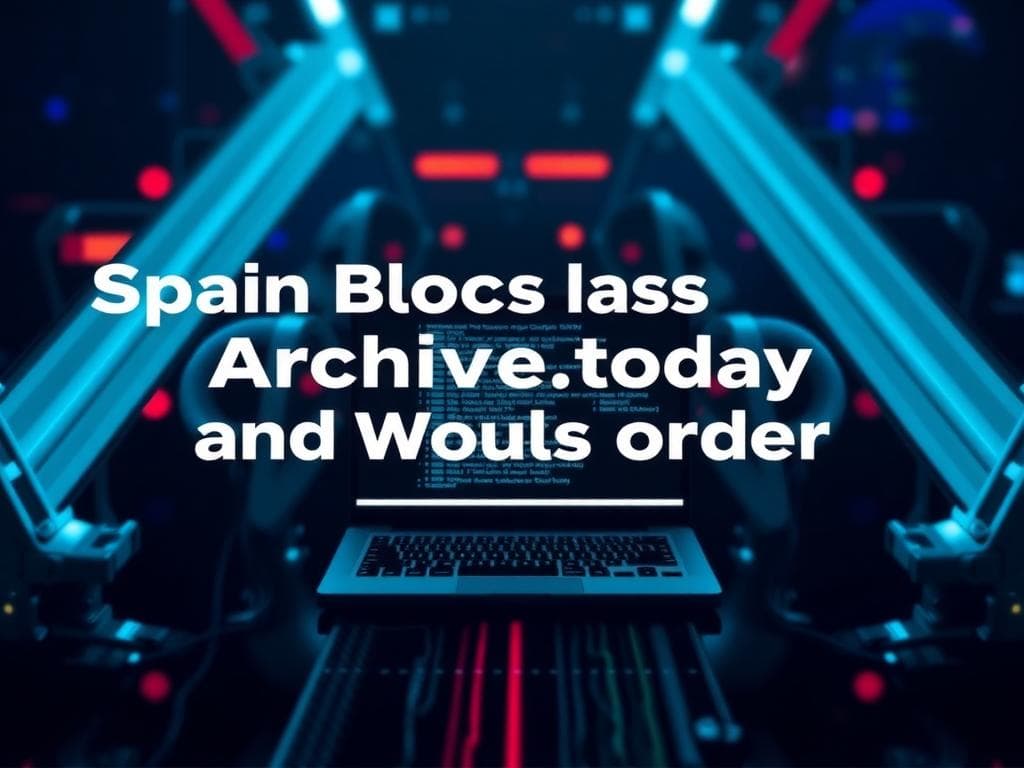 Spain Blocks Archive.today and Mirrors Without Court Order